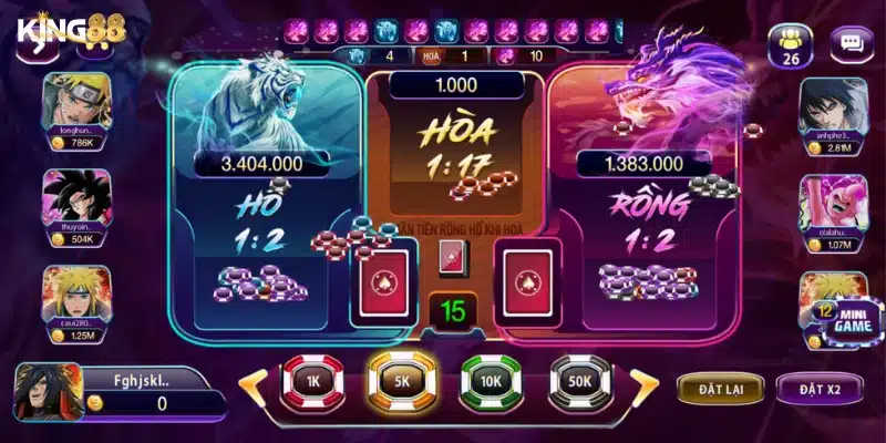 Cách chơi Rồng Hổ – Mẹo chọn cửa chuẩn xác như cao thủ 2 Thông tin chung về game Rồng Hổ