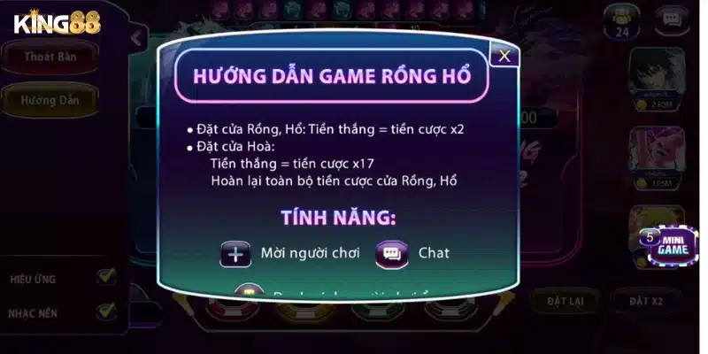 Cách chơi Rồng Hổ – Mẹo chọn cửa chuẩn xác như cao thủ 3 Một số loại cược trong Rồng Hổ