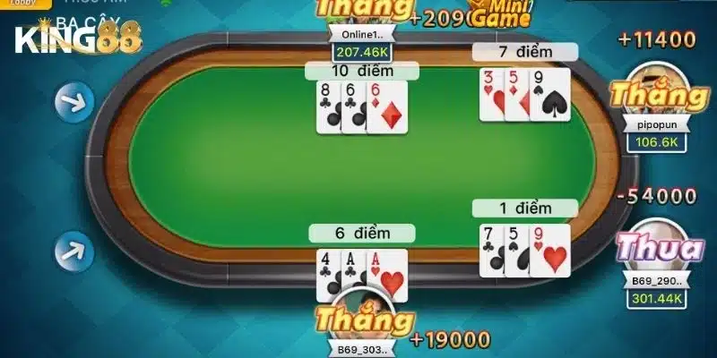 Bài 3 cây - Cách tính điểm nhanh và chính xác nhất 3 Quy tắc chơi bài 3 cây chi tiết