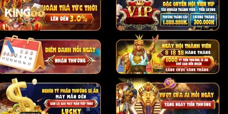Khuyến Mãi King88 1 Các ưu đãi nổi bật tại King88